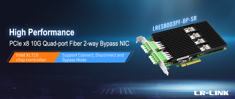 10G Quad-port Fiber 2-way Bypass NIC 10G Quad-port Fiber 2-way Bypass NIC